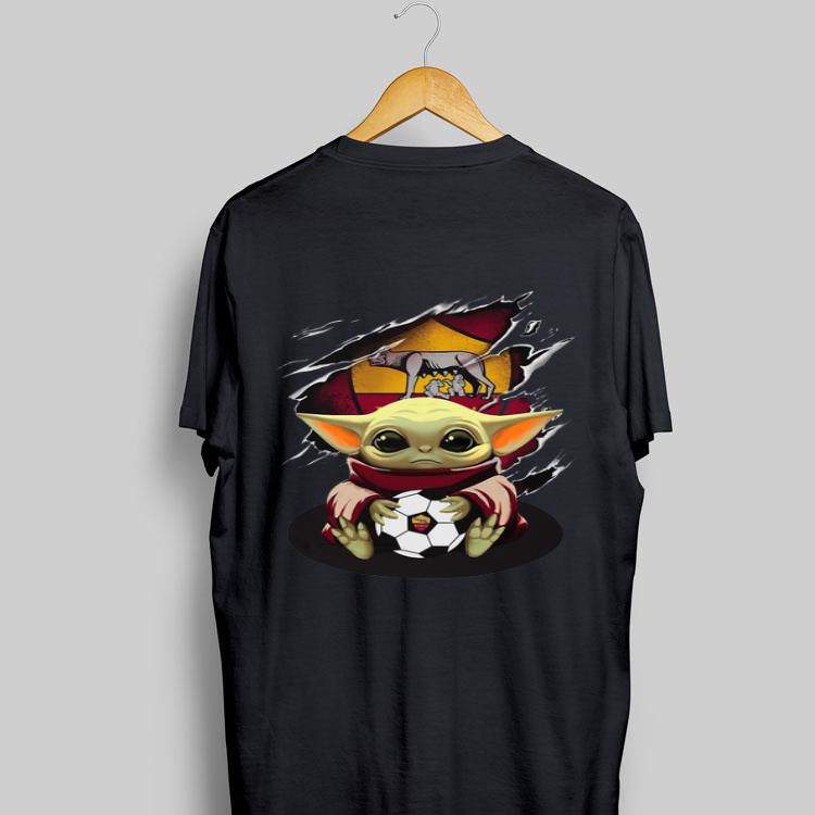 Baby Yoda Blood Inside As Roma shirt 8
