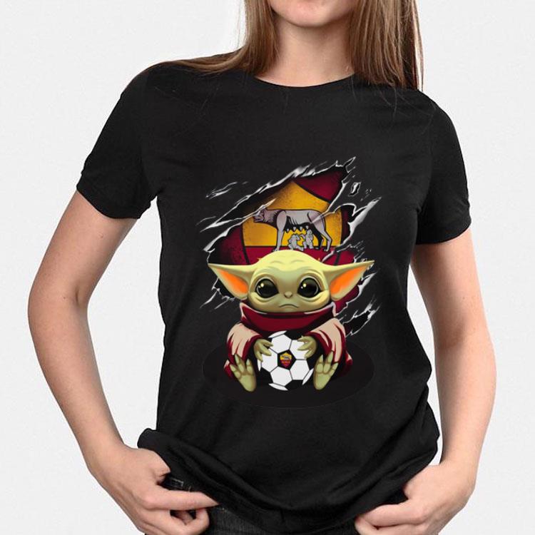 Baby Yoda Blood Inside As Roma shirt 3 Baby Yoda Blood Inside As Roma shirt 3