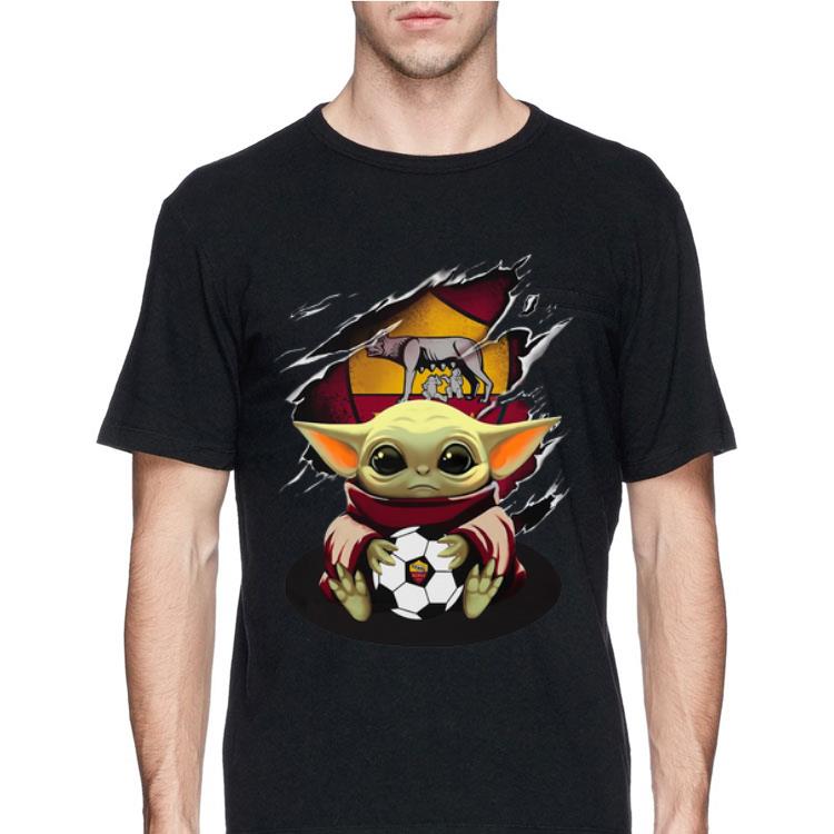 Baby Yoda Blood Inside As Roma shirt 12 Baby Yoda Blood Inside As Roma shirt