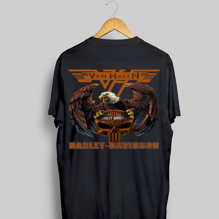 Eagle Van Halen Harley Davidson shirt 9