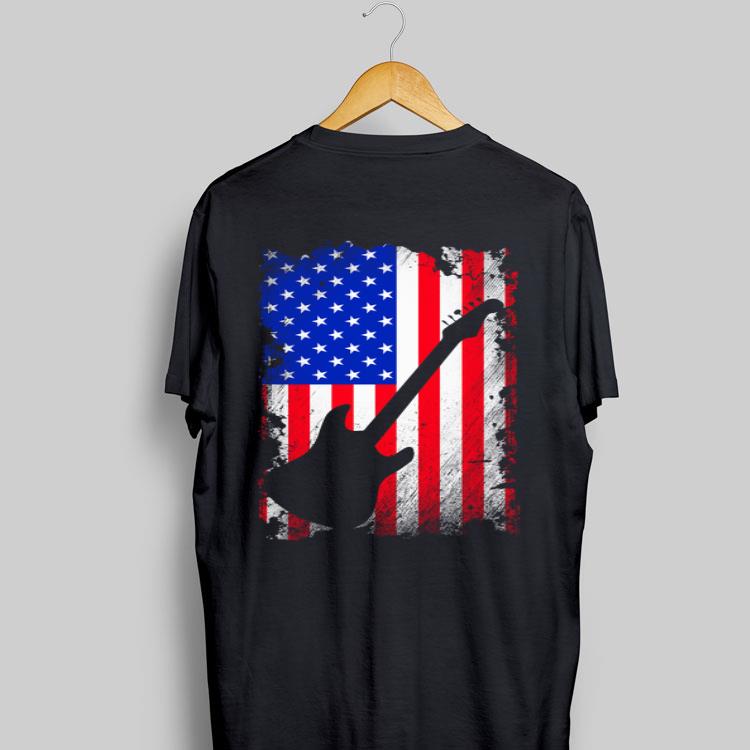 Guitar American Flag Usa Patriotic Love Music Lover shirt 8