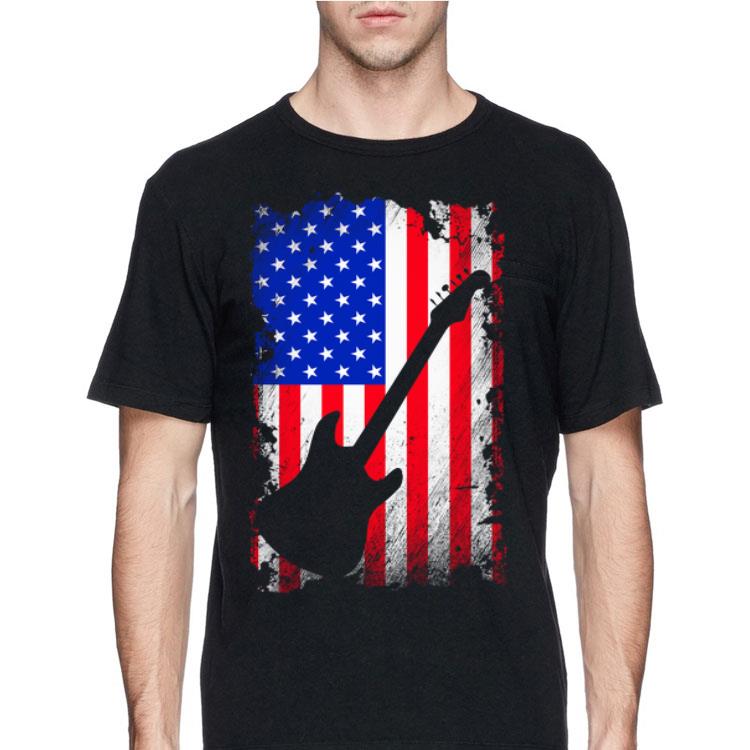 Guitar American Flag Usa Patriotic Love Music Lover shirt 12 Guitar American Flag Usa Patriotic Love Music Lover shirt
