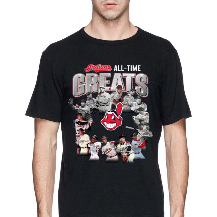 Indians All Time Greats Players Signatures shirt 12 Indians All Time Greats Players Signatures shirt