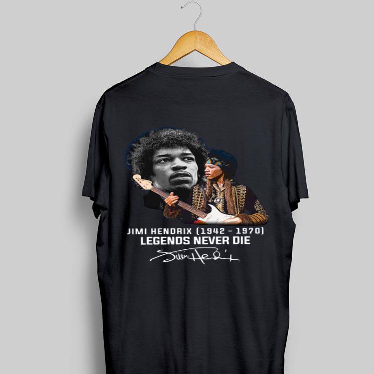 Jimi Hendrix 1942 1970 Legends Never Die Signature shirt 9