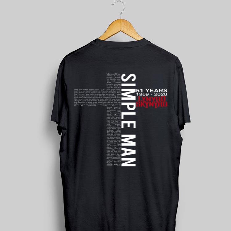 Lynyrd Skynyrd Simple man 51 years 1969-2020 shirt 8