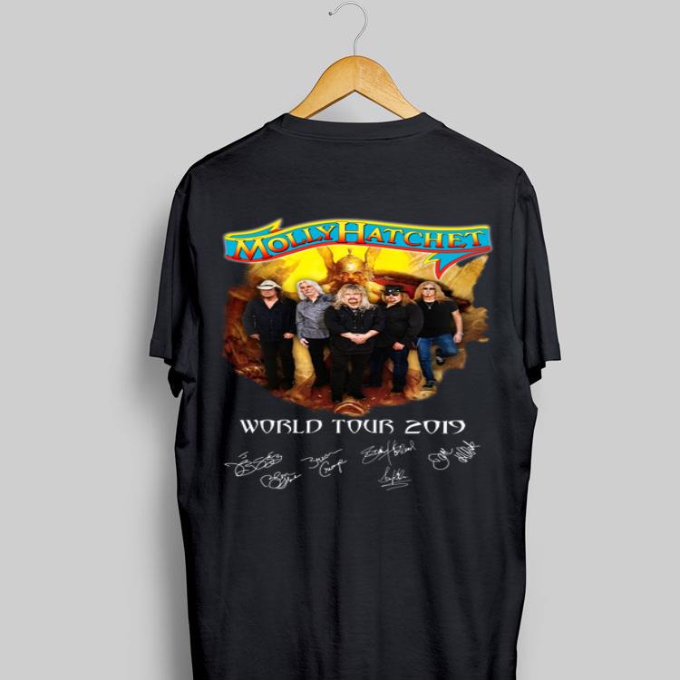 Molly Hatchet world tour 2019 signatures shirt 7