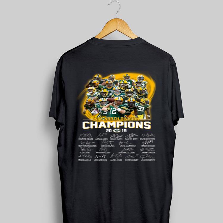 NFC North Division Champions 2019 Green Bay Packers all signed shirt 8