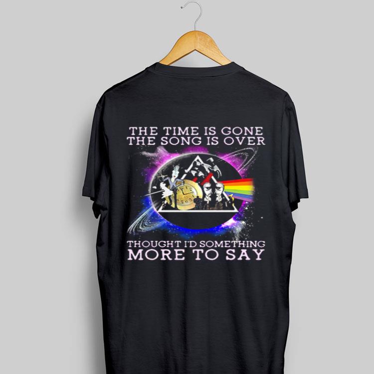 Pink Floyd Time The song is over thought I’d something more to say shirt 8