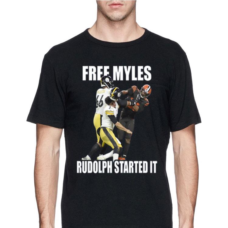 Pittsburgh Steelers Free Myles Mason Rudolph Started It shirt 12 Pittsburgh Steelers Free Myles Mason Rudolph Started It shirt