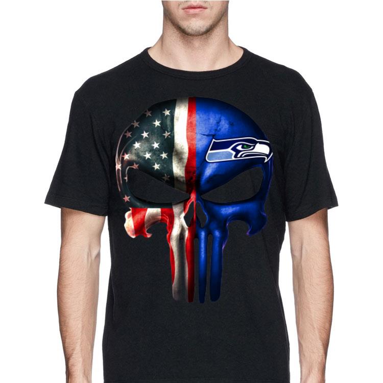Punisher Skull American flag Seattle Seahawks shirt 12 Punisher Skull American flag Seattle Seahawks shirt