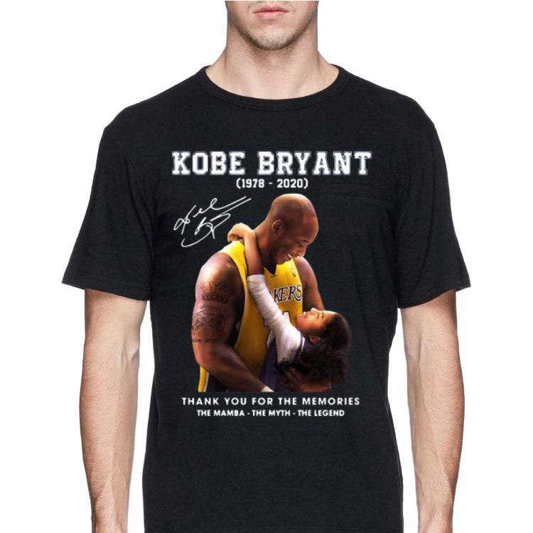 Rip kobe bryant and gigi Thank You For The Memories The Mamba The Myth The Legend Signature shirt 12 Rip kobe bryant and gigi Thank You For The Memories The Mamba The Myth The Legend Signature shirt