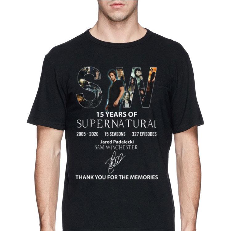 SW 15 Years Of Supernatural Thank You For The Memories shirt 12 SW 15 Years Of Supernatural Thank You For The Memories shirt