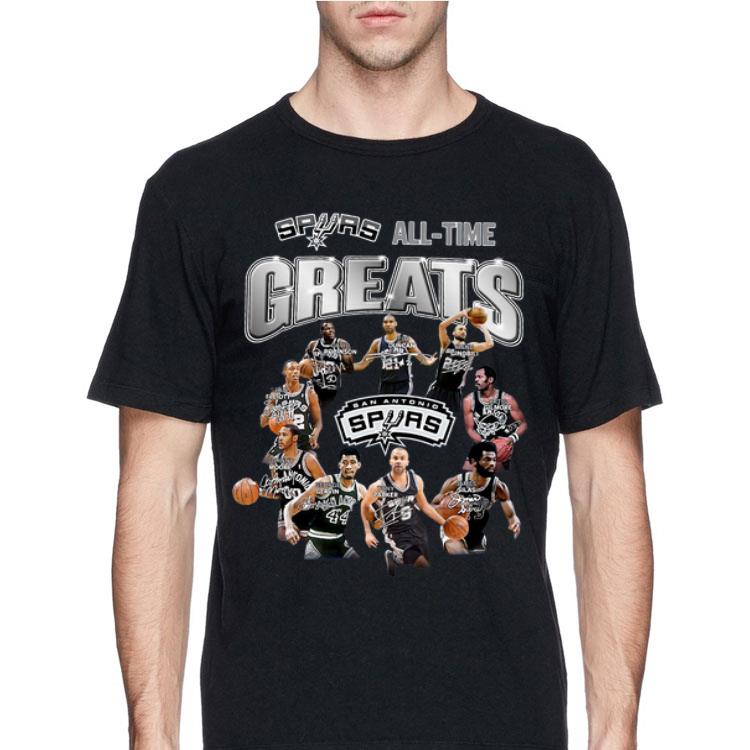 San Antonio Spurs All Time Greats Signatures shirt 12 San Antonio Spurs All Time Greats Signatures shirt
