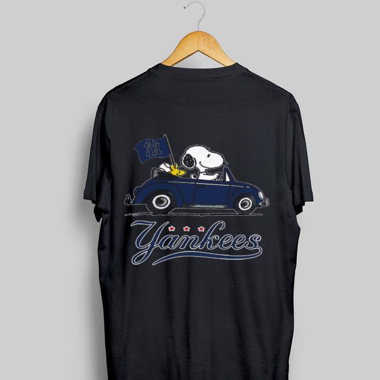 Snoopy Driving Volkswagen New York Yankees shirt 9