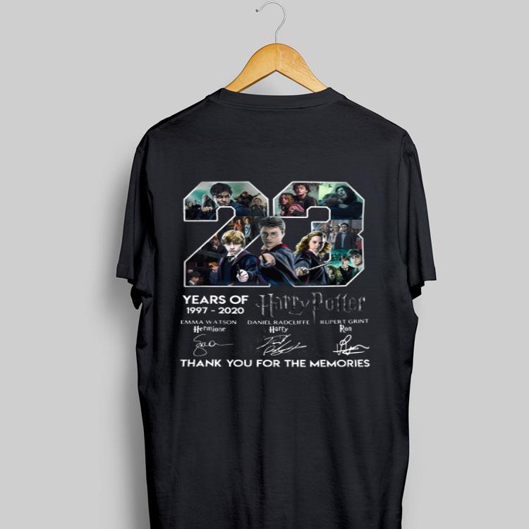 23 years of Harry Potter thank you for the memories signature shirt 9