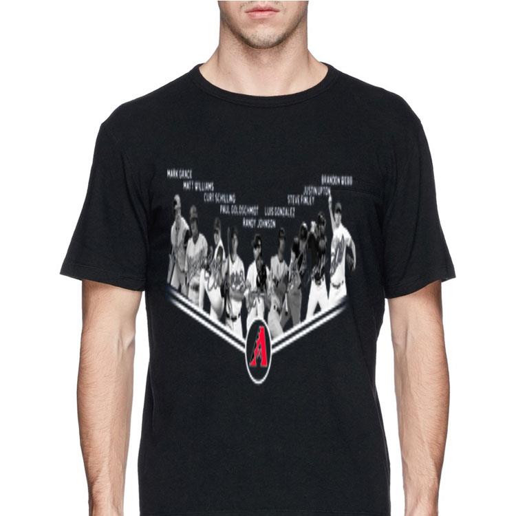 Arizona Diamondbacks Mark Grace Matt Williams Curt Schilling shirt 12 Arizona Diamondbacks Mark Grace Matt Williams Curt Schilling shirt