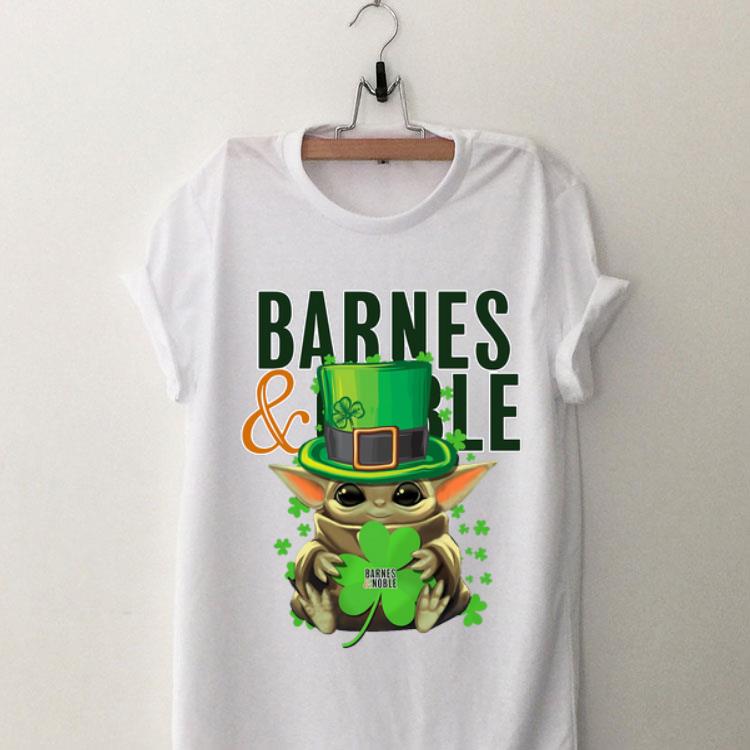 Baby Yoda Barnes And Noble Shamrock St.Patrick’s Day shirt 16