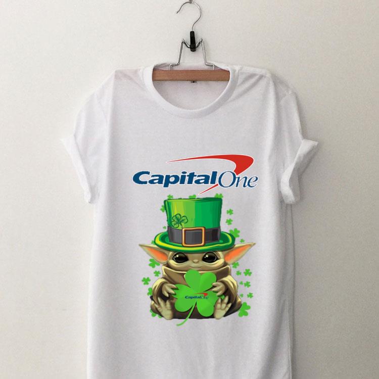 Baby Yoda Capital One Shamrock St.Patrick’s Day shirt 9