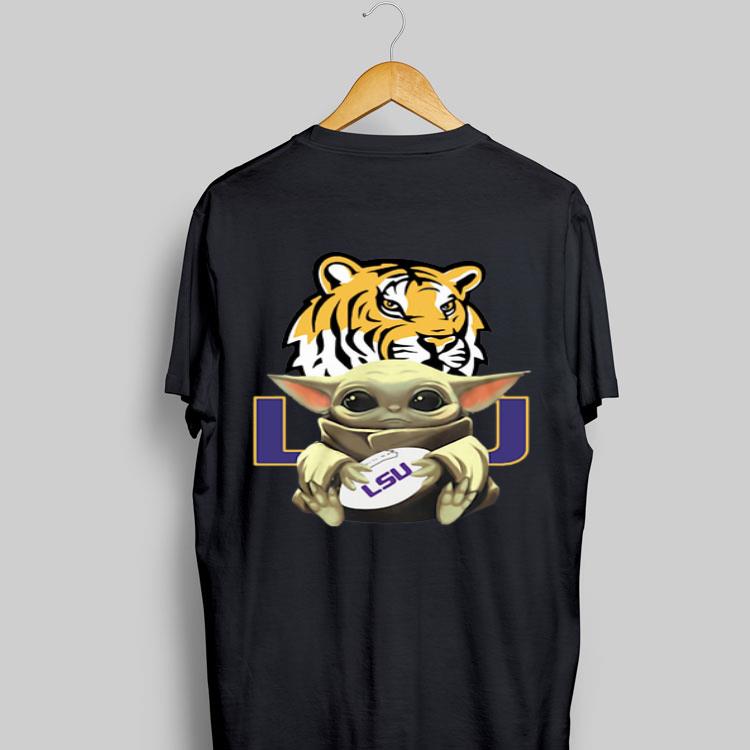 Baby Yoda Hug LSU Tigers Star Wars shirt 9