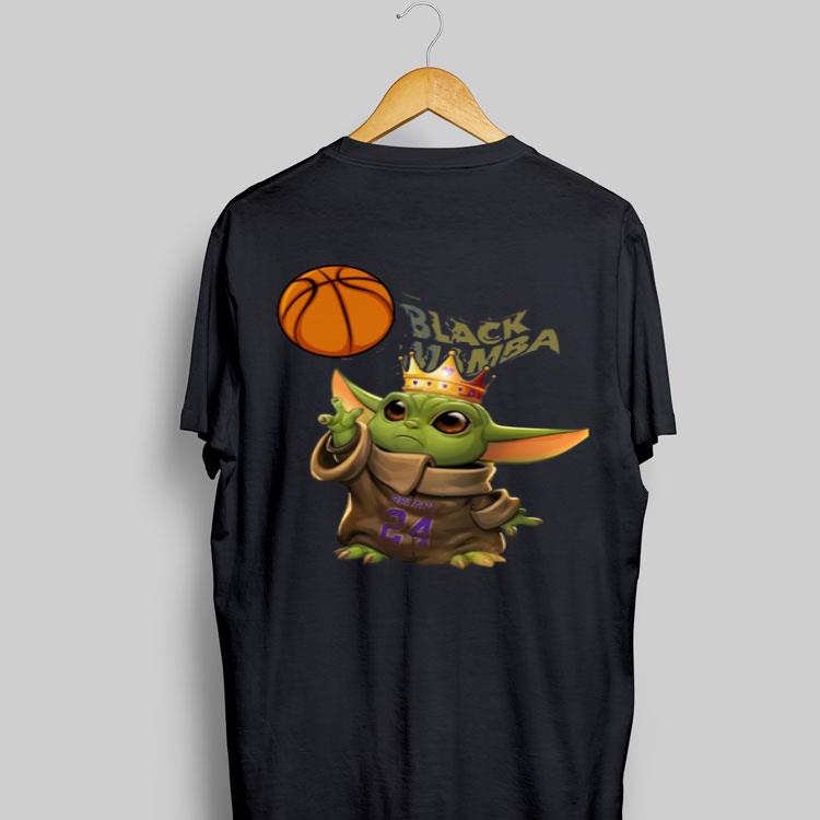 Baby Yoda Kobe Bryant 24 Black Mamba shirt 9