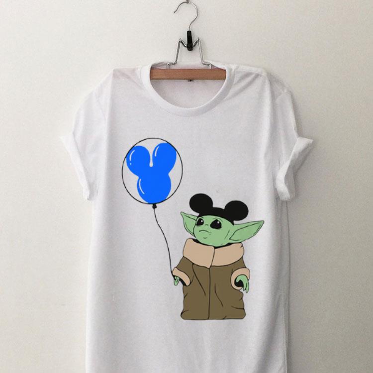 Baby Yoda Mickey Mouse shirt 9