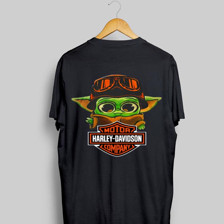 Baby Yoda Motor Harley Davidson Company shirt 9