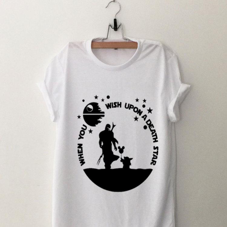 Baby Yoda The Mandalorian When you wish upon a death star shirt 9