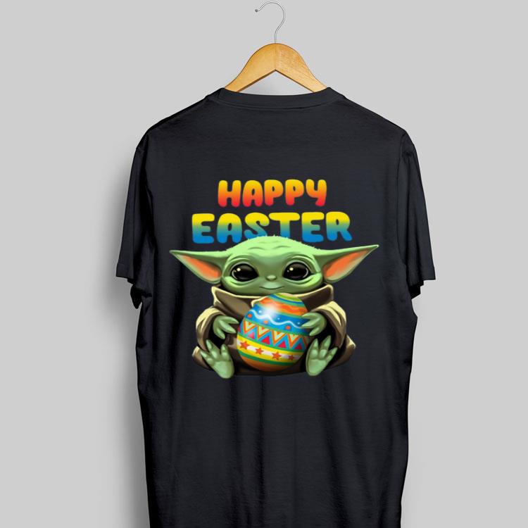 Baby Yoda hug Happy Easter shirt 8