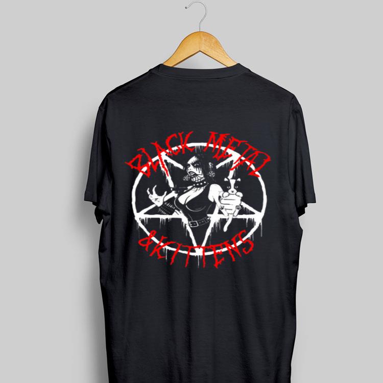 Black Metal and Kittens shirt 8