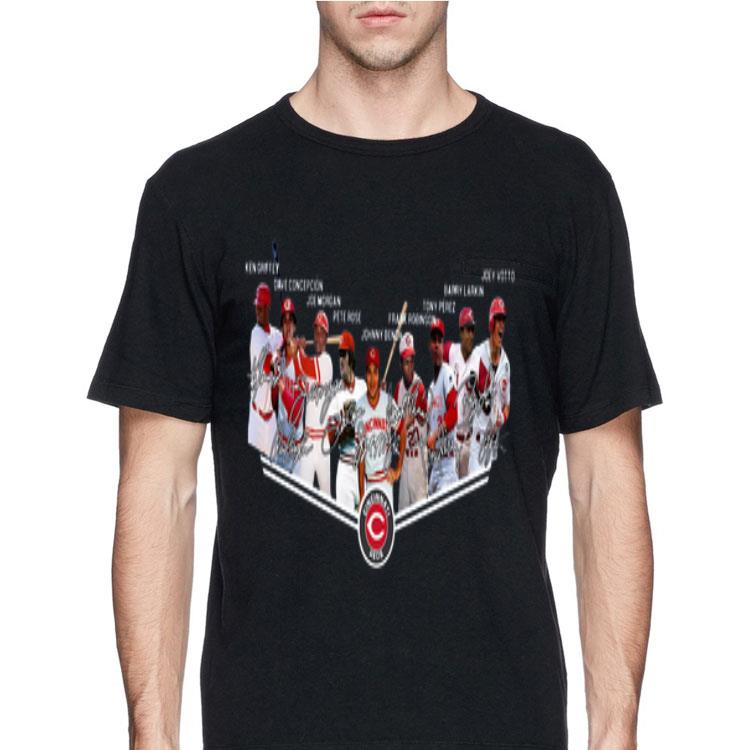 Cincinnati Reds Legends signature shirt 12 Cincinnati Reds Legends signature shirt