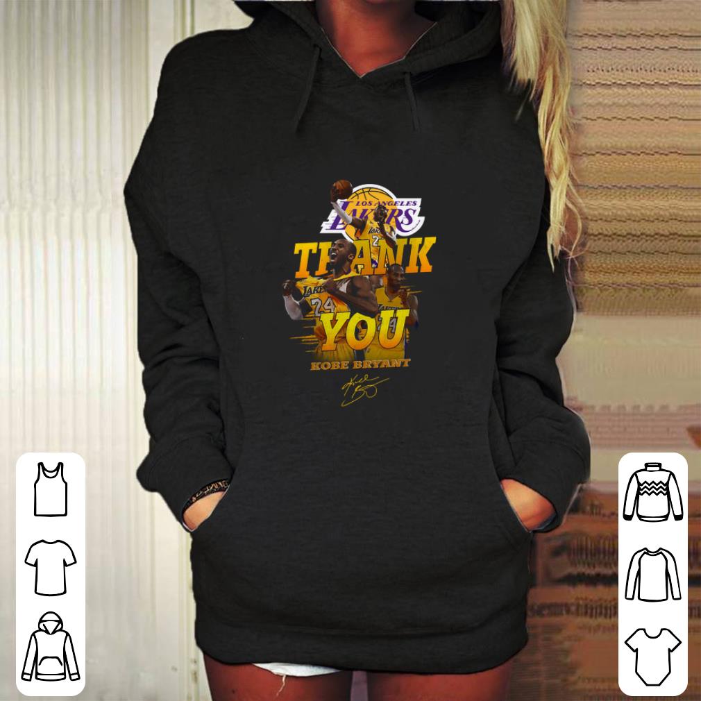 Cool Rip Kobe Bryant Thank you Los Angeles Lakers signature shirt