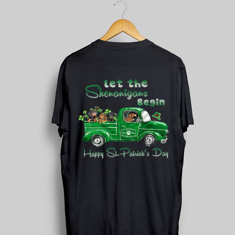 Dachshund Let The Shenanigans Begin Happy St.patrick’s Day shirt 9