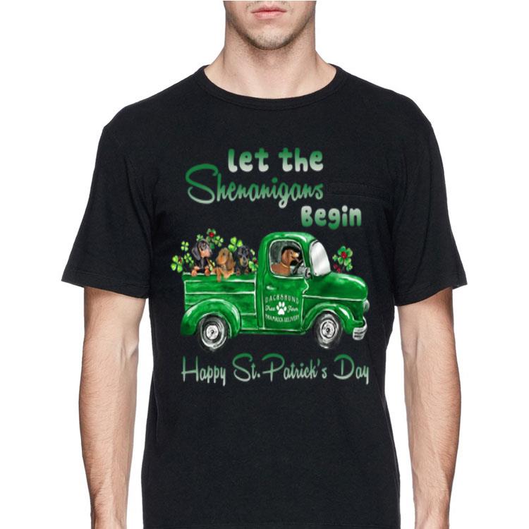 Dachshund Let The Shenanigans Begin Happy St.patrick’s Day shirt 12 Dachshund Let The Shenanigans Begin Happy St.patrick’s Day shirt