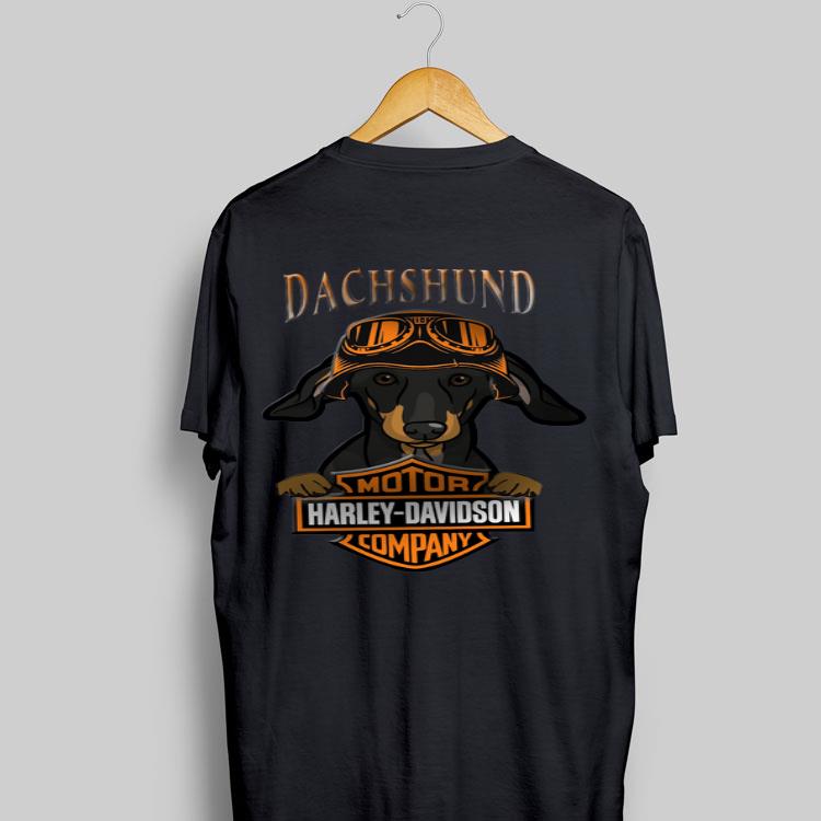 Dachshund Motor Harley Davidson company shirt 9