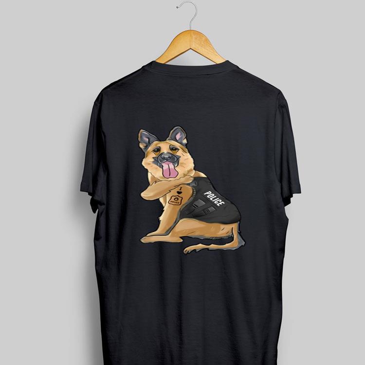 German Shepherd I Love Police shirt 8