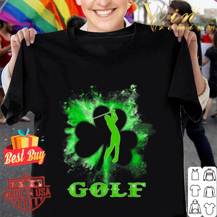 Golf Shamrock St Patricks day shirt 8