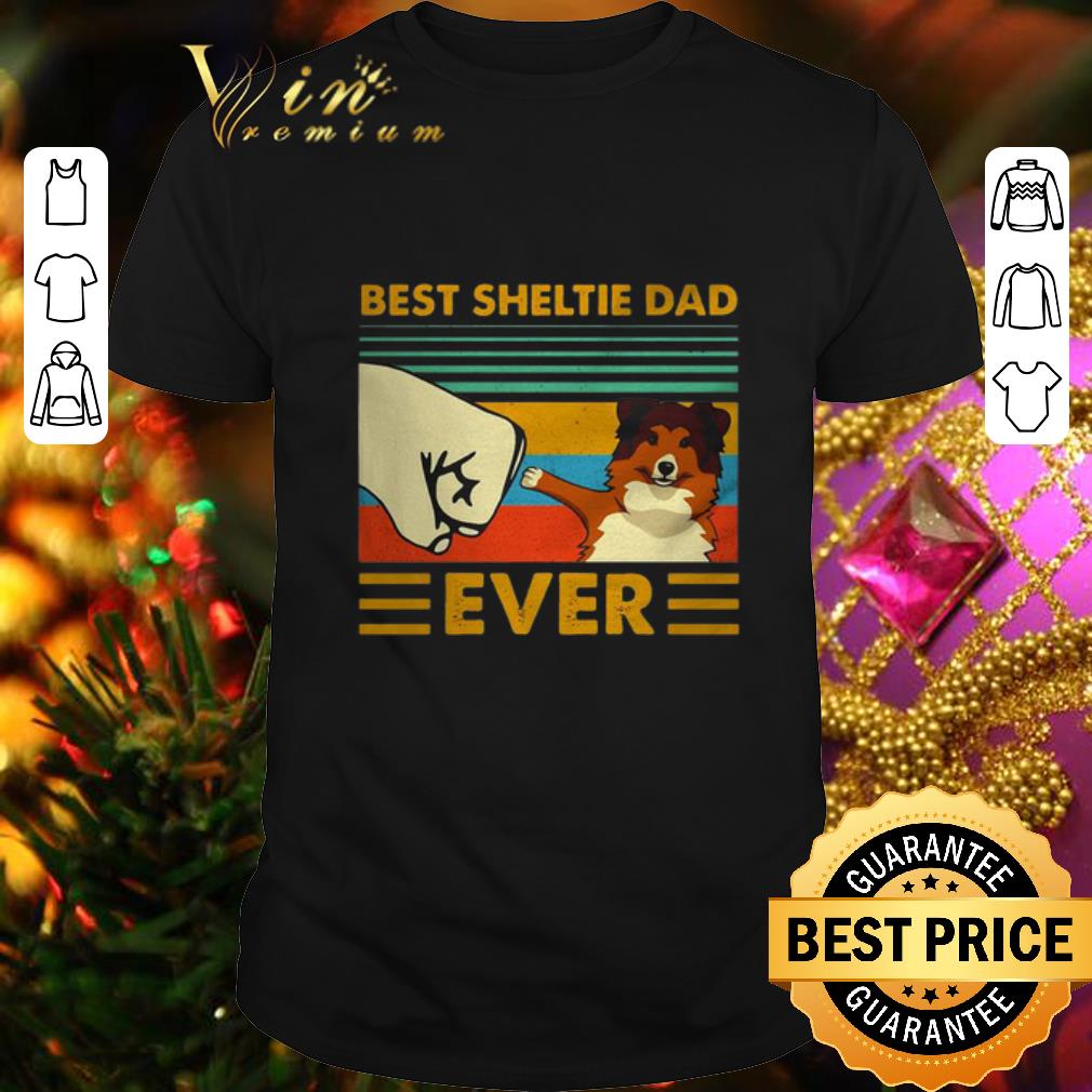 Hot Best Sheltie dad ever vintage shirt 6