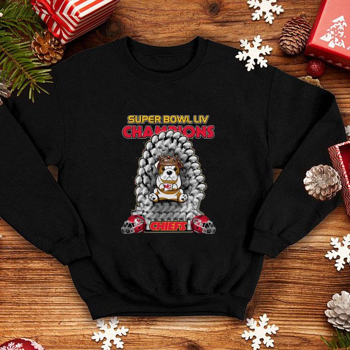 Hot Bulldog Iron Throne Super Bowl LIV Champions Chiefs shirt 10 Hot Bulldog Iron Throne Super Bowl LIV Champions Chiefs shirt