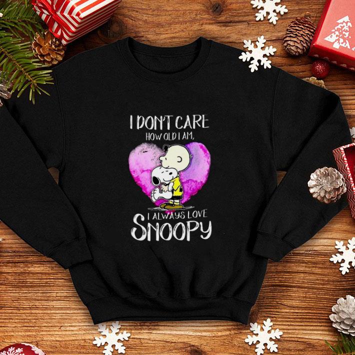 Hot I don't care how old i am i always love Snoopy Charlie Brown shirt