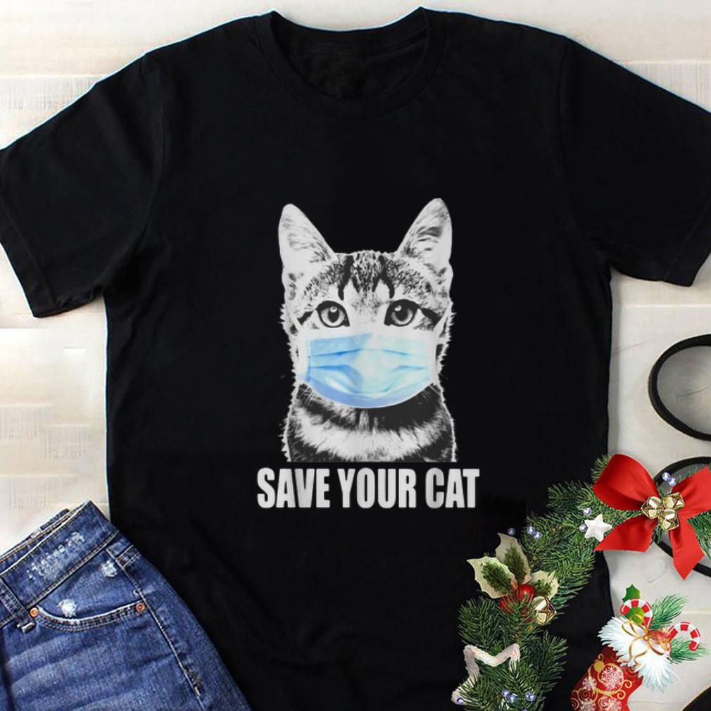 Hot Save your cat coronavirus shirt 7
