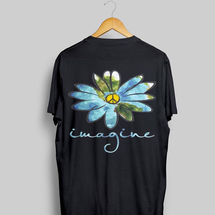 Imagine Hippie Peace Sign Earth sweater 8