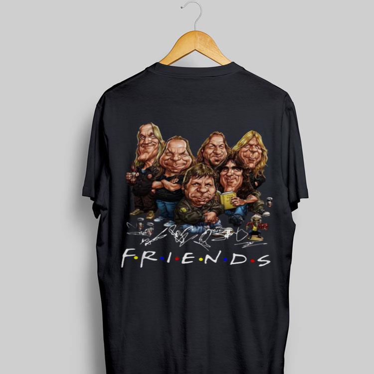Iron Maiden Cartoon Rockers Friends Signature shirt 9