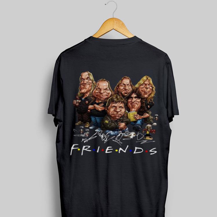 Iron Maiden Cartoon Rockers Friends Signature shirt 8