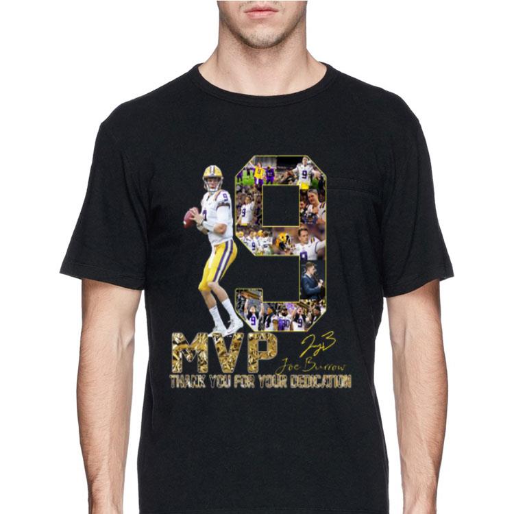 Joe Burrow 9 MVP thank you for your dedication shirt 12 Joe Burrow 9 MVP thank you for your dedication shirt