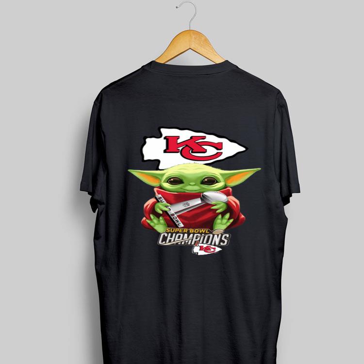 Kansas City Chiefs Baby Yoda Hug Super Bowl Champions shirt 9