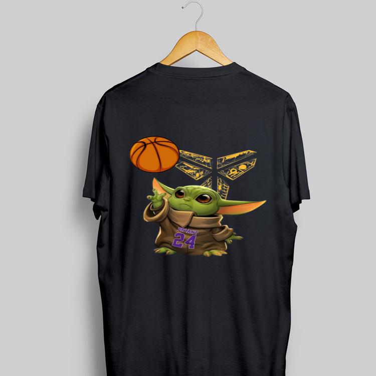 Kobe Bryant Baby Yoda Black Mamba Basketball shirt 8