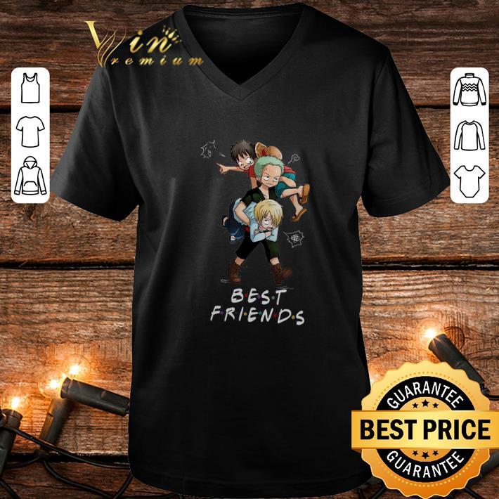 Original Best Friends Monkey D. Luffy Roronoa Zoro Sanji One Piece shirt