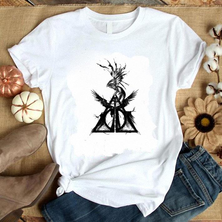 Original Harry Potter Deathly Hallows Fire phoenix shirt 9