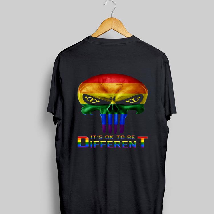 Punisher LGBT It's like to be different shirt 8