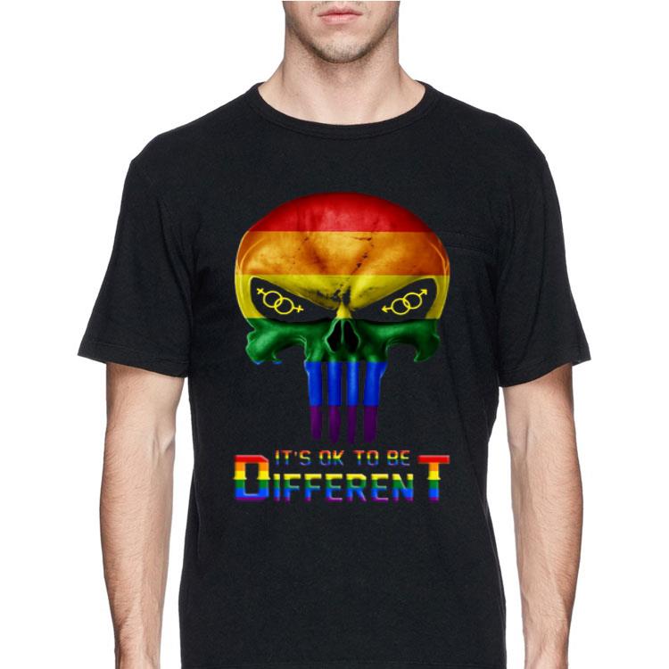 Punisher LGBT It's like to be different shirt 12 Punisher LGBT It's like to be different shirt